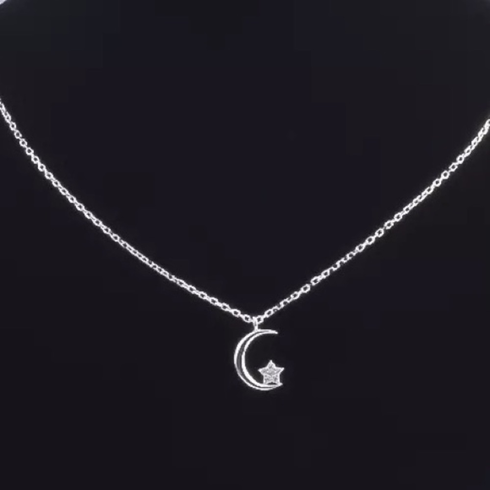New S925 Moon Necklace